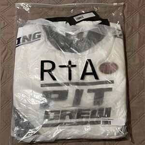 RtA White and Black Windbreaker